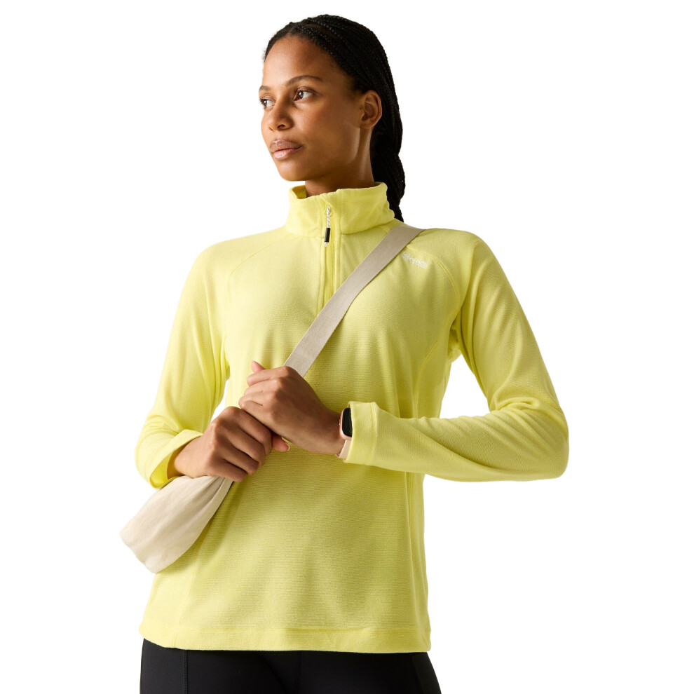 Regatta (10 Uk, Canary Yellow) Great Outdoors Womens/Ladies Montes Half Zip Fleece Top