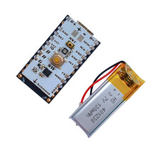 Módulo Chrysalis ProMicro LSM6DSV + Módulo QMC6309 con Batería ProMicro NRF52840 para SlimeVR Tracker Smol Slime Tracker