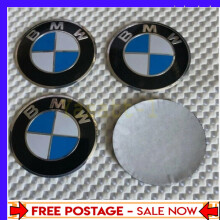 4x 56mm BMW Wheel Centre Cap Stickers Blue Logo Hub Alloy Badge Decals Top Quty