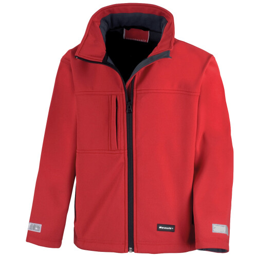 Result (XL, Red) Result Childrens Unisex Waterproof Classic Softshell 3 Layer Jacket
