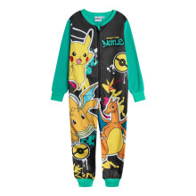 (11-12 Years, Multicoloured) Pokemon Boys Characters All-In-One Nightwear
