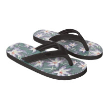 (12 UK, Dark Green) Animal Mens Jekyl Leaves Logo Flip Flops