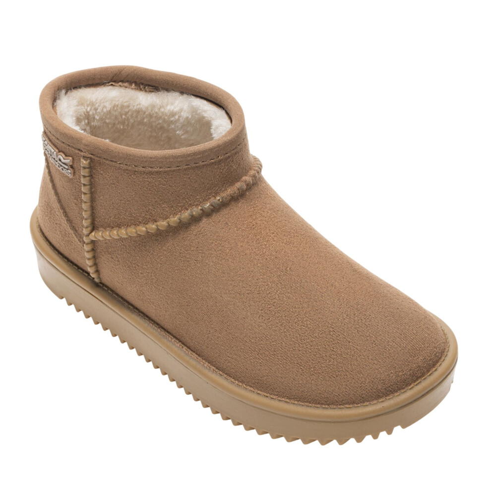 Regatta (2 Uk, Burnt Tan) Childrens/Kids Risley Waterproof Winter Boots