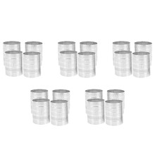 100Pcs Circular Tart Rings with Holes Fruit Pie Quiches Cake Mousse Kitchen Baking Mould Perforated Cake Mousse Ring 8cm