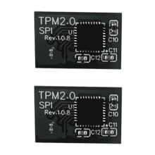 2X TPM 2.0 Verschlüsselungssicherheitsmodul Fernbedienung Karte 14 Pin SPI TPM2.0 Sicherheitsmodul für ASROCK Hauptplatine