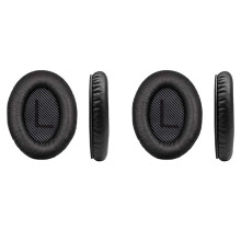 4x Ersatz-Ohrpolster für Quiet Comfort 35 (QC35) und 35 II (QC35 II) Kopfhörer (Schwarz)
