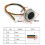 5X GM60 UART Edelstahl Kontrollierte Ringanzeige 1D/QR/2D Barcode Scanner QR Code Barcode Scanner Modul 9