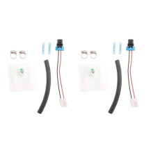 2X 400-0085 Kit D'Installation de Pompe à Carburant pour Walbro TI E85 F90000274 F90000267 Connecteurs de Pinces de Filtre de Tuyau de Carburant