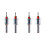 4 Pack 8mm Metal Countersink with Depth Stop, Metal Drilling Wood Drill Bits for Woodworking, Plastic, Drilling 1