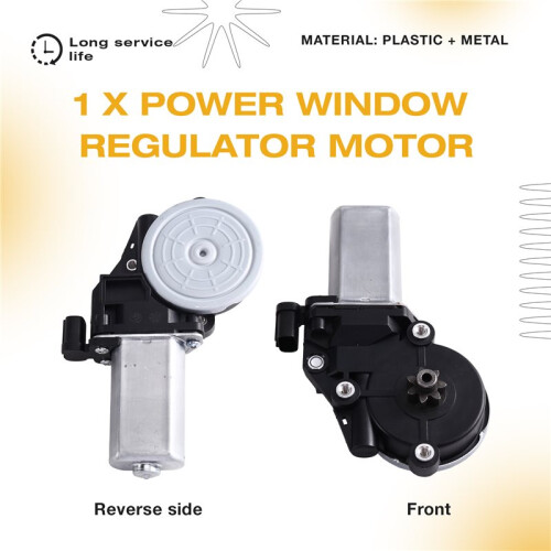 2Pin Front Left Power Window Regulator Motor 5713A385 for  Outlander / PHEV Sport 2014-202 FL 2