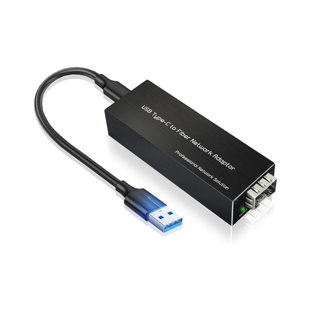 Sfp Spf Router 2X USB-C to SFP Gigabit Ethernet Adapter USB3.0 Type-C to 100/1000Base ...
