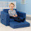 Poltrona modulare per bambini con 8 cuscini - Blu 1