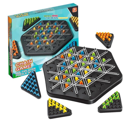 Chain Triangle Game,Chain Chess Board Puzzle Game Chain Triangle Chess Game 1