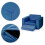 Poltrona modulare per bambini con 8 cuscini - Blu 8