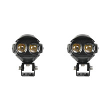 2X Feux Antibrouillard LED 3 Pouces pour Moto, 6 000 K, 3 500 K, Feux de Travail Auxiliaires pour Camion, Voiture, VTT