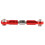 2 Set Adjustable Metal Linkage Pull Rod Front /Rear Servo Link for  A949 A959 A969 A979 K929,Grey & Red 8