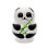 10 Layers Stackable Nesting Doll Set, Cute Panda Design, Matryoshka Toy 1