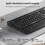 TeckNet TECKNET Wireless Keyboard Ergonomic With Wrist Rest Silent 2.4GHz Full Size 5