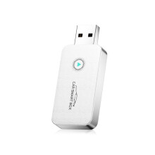 Adattatore 2 In 1 Wireless CarPlay e per Android Auto Collega e Usa CarPlay Dongle Converte Cablato In Wireless Bianco
