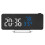 Multifunctional Clock Temperature and Humidity Projection Alarm Clock LED Mirror Clock with Data Projection 5