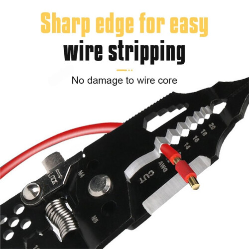28 in 1 Multifunctional Wire Stripper Piler 8 Inch Wire Cutter Crimping Tool Cable Stripper Wiring Tools Hand Tool 1