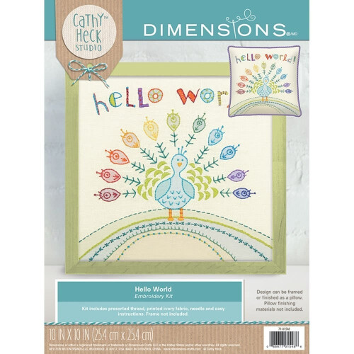 D71-01548 - Dimensions Embroidery - Hello World