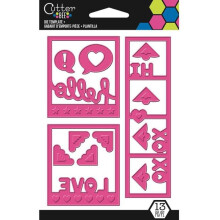 D54-80023 - EK Success - Photo Frame Words Die Template