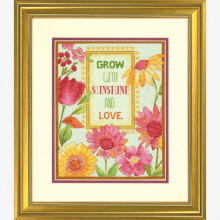 D70-35303 - * Dimensions Counted X Stitc h - Painted Daisy Verse