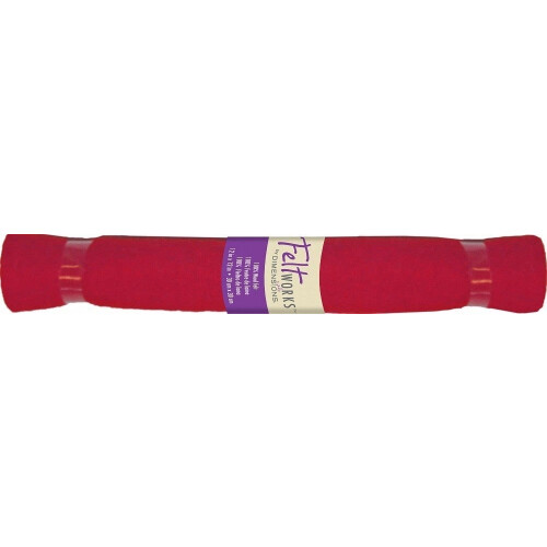 D72-73666 - * Dimensions Wool Felt - Red ( 30 x 30cm)