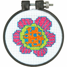 D72-73766 - * Dimensions Learn-a-Craft - C ounted X Stitch: Fun Flower