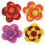 D72-73827 - * Dimensions Wool Felt - Layer ed Warm Flowers (x4) 1