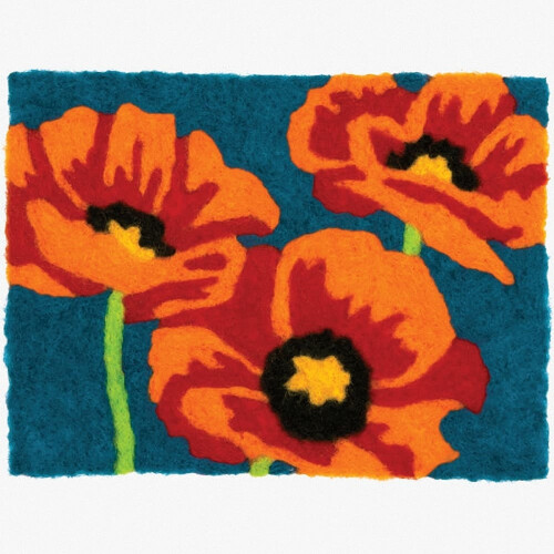D72-73892 - Dimensions Needle Felting - Art: Poppies
