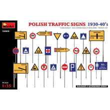 MIN35664 - Miniart 1:35 - Traffic Signs Polish 1930's - 40's