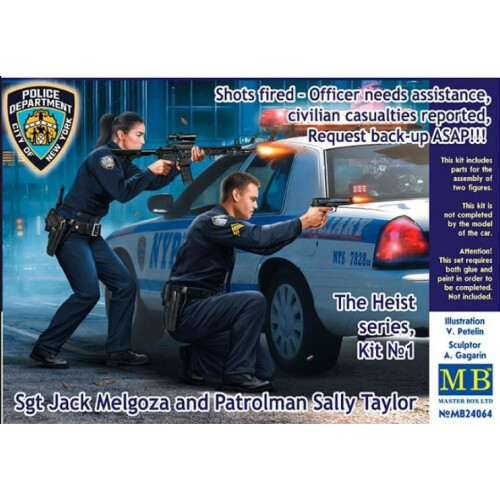 MAS24064 - Masterbox 1:24 - Heist No.1 - Shots Fired, Request Back Up