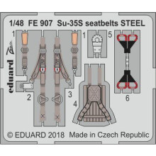 EDPFE907 - Eduard Photoetch (Zoom) 1:48 - Su-35S Flanker E Seatbelts