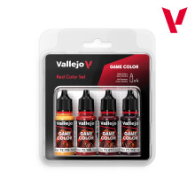 VAL72377 - AV Vallejo Game Color Set - Red Colors (x4)