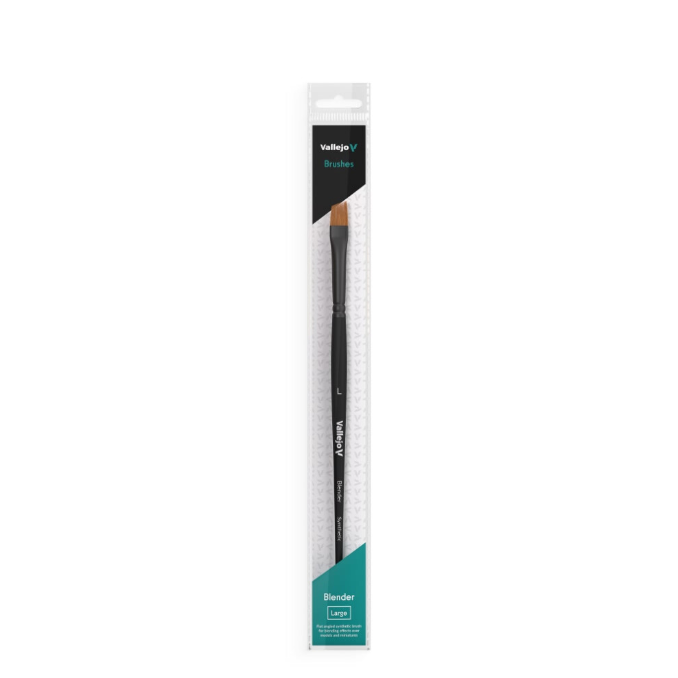 AV Vallejo Blender - Flat Angled Synthetic Brush (Large) - Image 5