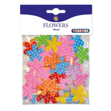 PBX2471412 - Playbox - Textile Flowers 100 Pcs