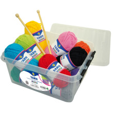 PBX2471022 - Playbox - Yarn in Box with Needles 12 Colours