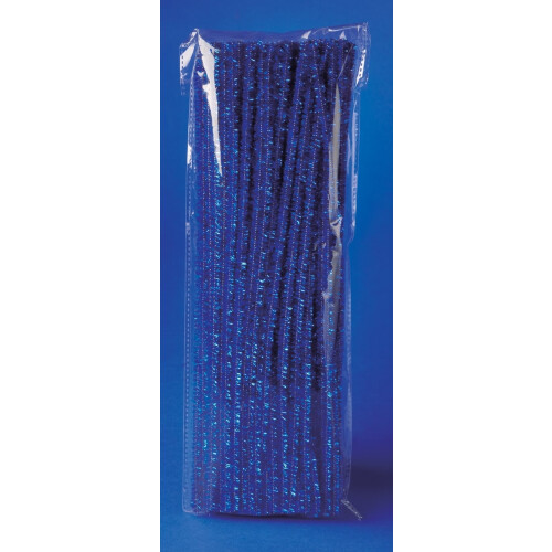 PBX2470240 - * Playbox - Fluffy chenil le (blue glitter) - 30 cm, ? 6