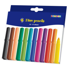 PBX2470500 - * Playbox - Fibre Pens (Thic k) - 125 mm, 15 mm - 12 pcs