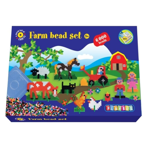 PBX2456248 - * Playbox - Farm bead set - 6000 pcs