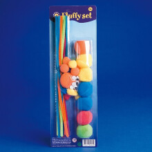 PBX2470009 - * Playbox - Fluffy set with chenille pipe cleaners