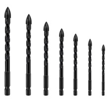 Steinbohrer, Betonbohrer-Set für Fliesen, Ziegel, Kunststoff und Holz, Spitze Aus Legiertem Stahl, Ideal für Wände und Keramik