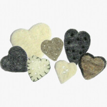 D72-73954 - * Dimensions Wool Felt - Heart Mix