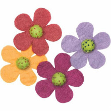 D73327 - * Dimensions Wool Felt - Crazy Daisies