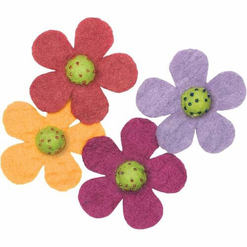 D73327 - * Dimensions Wool Felt - Crazy Daisies