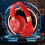 Cuffie da gioco wireless circumaurali YaChu con microfono, rosse 1
