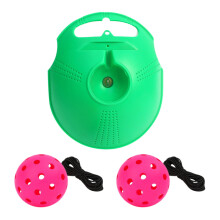 YOBOLK Liquidation Sports et Loisirs de Sport et de Plein Air Jouets de Pickball Base d'entraînement en plastique haute élasticité Balle perforée