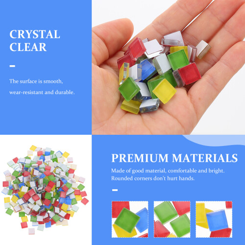 DIY Crafts Κατασκευή Μωσαϊκού Χρώματος Κρυστάλλινων Πλακιδίων Μασσαλίας για Παιδικό 2